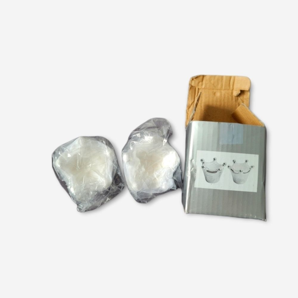 New Baby's first tooth and curl silver plated trinkets